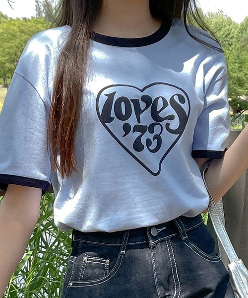 SONA（ソナ）の「SONYUNARA レタリングトリガーTシャツ（Tシャツ/カットソー・レディース・ミント/スカイブルー/ピンク・FREE）」の2枚目の写真
