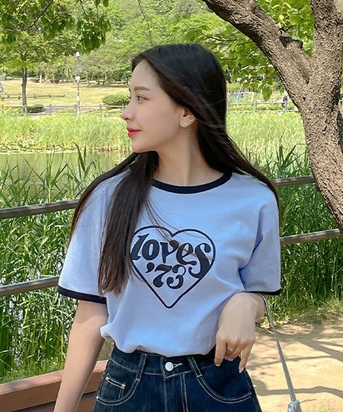 SONA（ソナ）の「SONYUNARA レタリングトリガーTシャツ（Tシャツ/カットソー・レディース・ミント/スカイブルー/ピンク・FREE）」の9枚目の写真