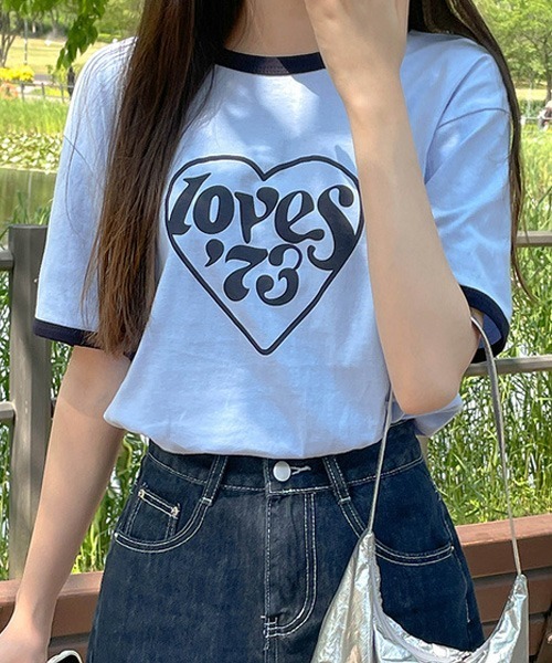 SONA（ソナ）の「SONYUNARA レタリングトリガーTシャツ（Tシャツ/カットソー・レディース・ミント/スカイブルー/ピンク・FREE）」の12枚目の写真