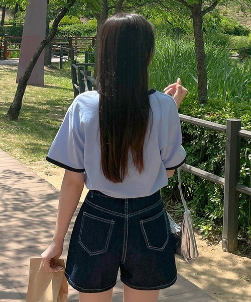SONA（ソナ）の「SONYUNARA レタリングトリガーTシャツ（Tシャツ/カットソー・レディース・ミント/スカイブルー/ピンク・FREE）」の7枚目の写真