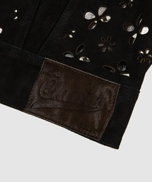 MASU（エムエーエスユー）の「FLOWER-CUT LEATHER TRUCKER JACKET