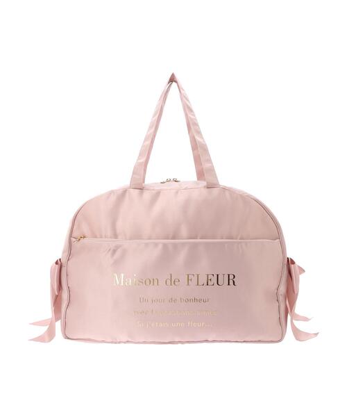 Maison de FLEUR（メゾンドフルール）の「ボストンキャリーオンバッグ（ボストンバッグ・レディース・ブラック/ネイビー/ピンクベージュ・FREE）」の15枚目の写真