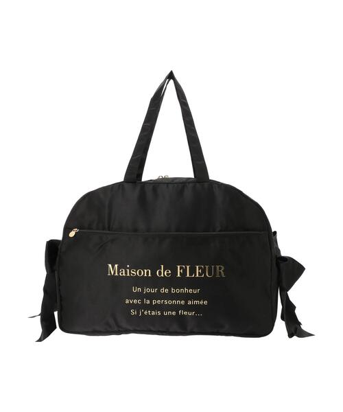 Maison de FLEUR（メゾンドフルール）の「ボストンキャリーオンバッグ（ボストンバッグ・レディース・ブラック/ネイビー/ピンクベージュ・FREE）」の19枚目の写真