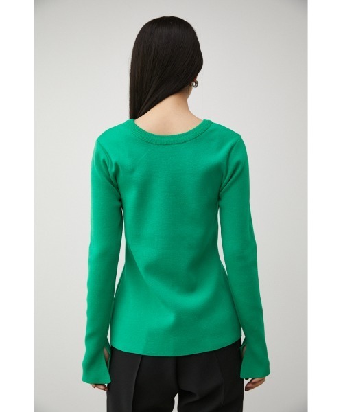 トップス ATLAST KNIT SKIN OUT KNIT TOPS/スキンアウトニットトップス（ニット