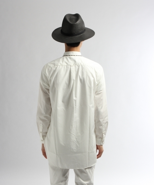 HARE（ハレ）の「スタンドカラーロングシャツ（シャツ/ブラウス・メンズ・ホワイト/グレー・SMALL/MEDIUM）」の15枚目の写真