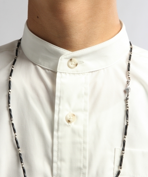 HARE（ハレ）の「スタンドカラーロングシャツ（シャツ/ブラウス・メンズ・ホワイト/グレー・SMALL/MEDIUM）」の16枚目の写真