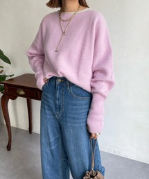 【新色追加】フォックスウール クルーネックプルオーバー