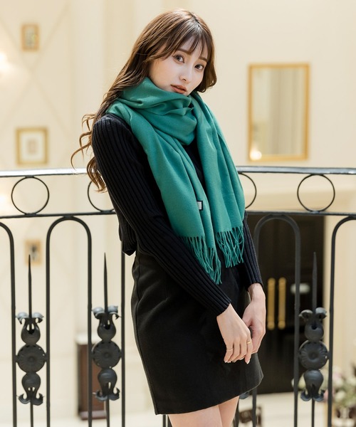 Julia Boutique（ジュリアブティック）の「ショート丈・ウールタッチタイトスカート/22507（スカート・レディース・B/グレー/ベージュ/A/ブラック・SHORT）」の9枚目の写真