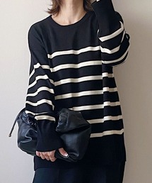 Green　Parks | ボーダーニットプルオーバー(ニット/セーター)