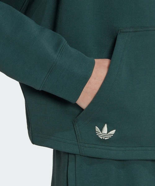 adidas（アディダス）の「アディカラー Neuclassics パーカー / アディダスオリジナルス adidas Originals（パーカー・レディース・ブラック/グリーン/ブルー・LARGE/MEDIUM/SMALL/X-LARGE/XX-LARGE/X-SMALL）」の11枚目の写真