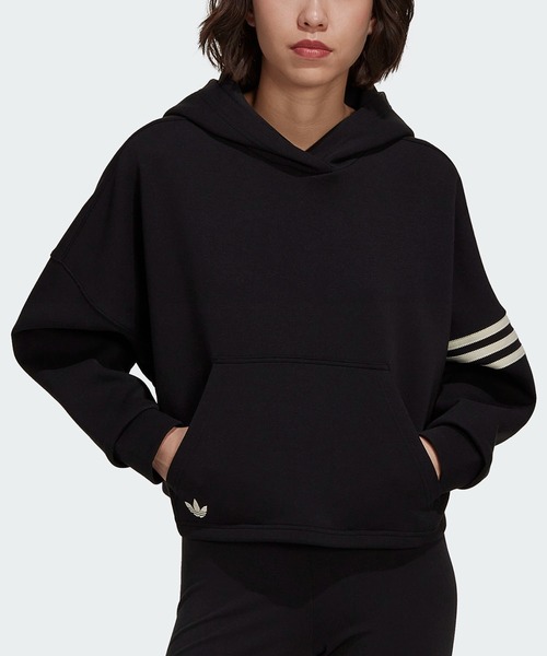 adidas（アディダス）の「アディカラー Neuclassics パーカー / アディダスオリジナルス adidas Originals（パーカー・レディース・ブラック/グリーン/ブルー・LARGE/MEDIUM/SMALL/X-LARGE/XX-LARGE/X-SMALL）」の18枚目の写真