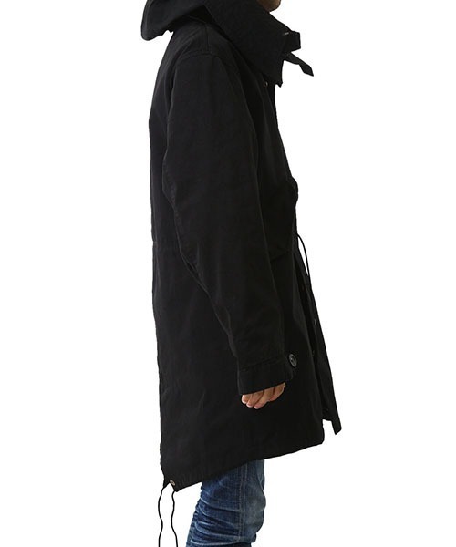 Ten-C（テンシー）の「Ten-C / テンシー：PARKA -BLK-：TC-J0103-019[MUS]（ダウンジャケット/コート・メンズ・ブラック・44）」の10枚目の写真