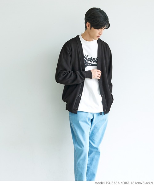 coca(coca)(コカ)の「メンズスマートニットカーディガン(カーディガン/ボレロ・メンズ・ネイビー/ブラック・M/L/XL)」の7枚目の写真
