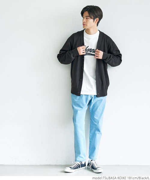 coca(coca)(コカ)の「メンズスマートニットカーディガン(カーディガン/ボレロ・メンズ・ネイビー/ブラック・M/L/XL)」の6枚目の写真