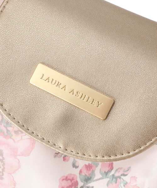 LAURA ASHLEY(ローラアシュレイ)の「ホーリーホックス柄 パッカブルマイバッグ(エコバッグ/サブバッグ・レディース・チャコール/アイボリー系・00)」の13枚目の写真