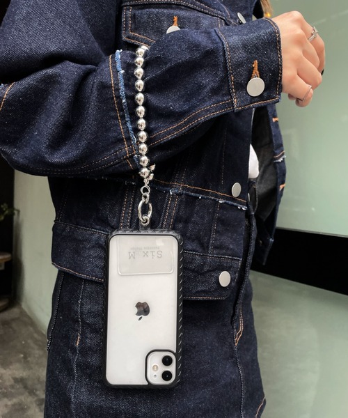 WHO'S WHO gallery（フーズフーギャラリー）の「【SixM/シックスエム】2WAYスマホチェーン（スマホグッズ・レディース・シルバー・FREE）」の3枚目の写真