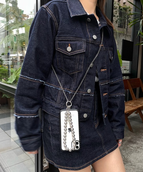 WHO'S WHO gallery（フーズフーギャラリー）の「【SixM/シックスエム】2WAYスマホチェーン（スマホグッズ・レディース・シルバー・FREE）」の4枚目の写真