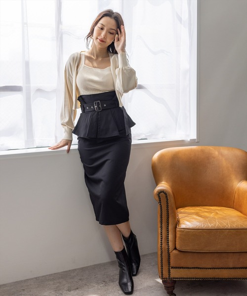 clear（クリア）の「コルセットベルトタイトスカート（スカート・レディース・ブラック/グレー/マスタード・S/M）」の16枚目の写真