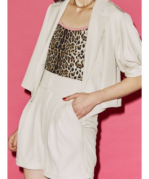 jouetie（ジュエティ）の「ベーシックパイピングキャミブラトップ（キャミソール・レディース・オフホワイト/ブルー/その他2・MEDIUM）」の16枚目の写真