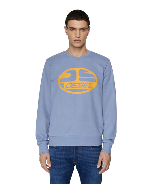 DIESEL（ディーゼル）の「メンズ スウェット プルオーバー  ロゴ（スウェット・メンズ・ブラック/ホワイト/グレー/グレー系その他・LARGE/MEDIUM/X-LARGE/XX-LARGE/X-SMALL/XXX-LARGE/SMALL）」の10枚目の写真