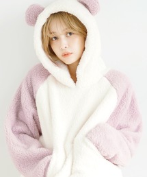 【新品未使用】さえら 淡いピンク 長袖ルームウェア レディースのルームウェア/パジャマ（ピンク/桃色系