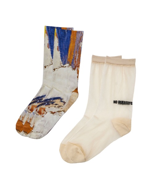Ameri(アメリ)の「UND GYPSUM ART PRINT SOCKS(ソックス/靴下・レディース・マルチ・FREE)」の6枚目の写真