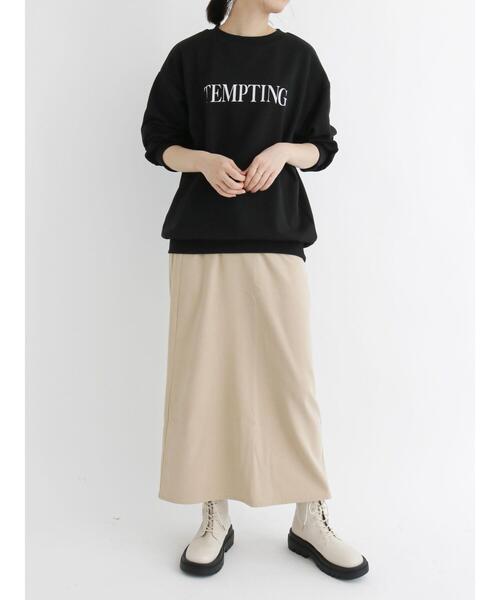 Samansa Mos2 blue(サマンサモスモスブルー)の「ボリュームソールレースアップブーツ(ドレスシューズ・レディース・ブラック/キナリ・MEDIUM/LARGE)」の22枚目の写真