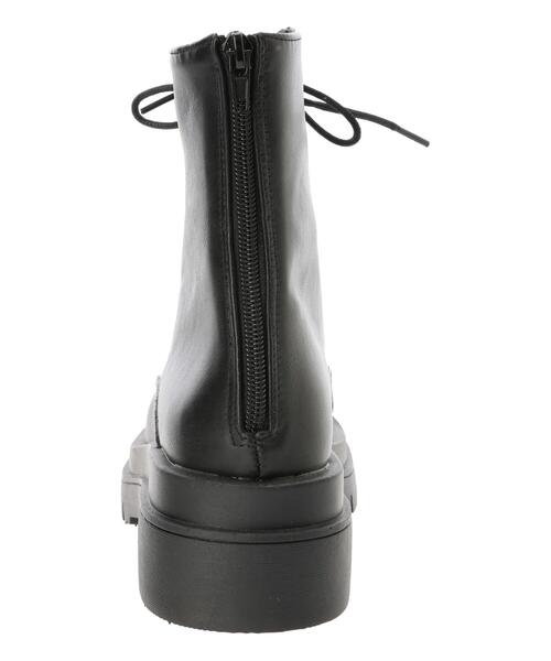 Samansa Mos2 blue(サマンサモスモスブルー)の「ボリュームソールレースアップブーツ(ドレスシューズ・レディース・ブラック/キナリ・MEDIUM/LARGE)」の17枚目の写真