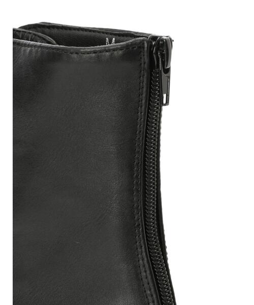 Samansa Mos2 blue(サマンサモスモスブルー)の「ボリュームソールレースアップブーツ(ドレスシューズ・レディース・ブラック/キナリ・MEDIUM/LARGE)」の14枚目の写真