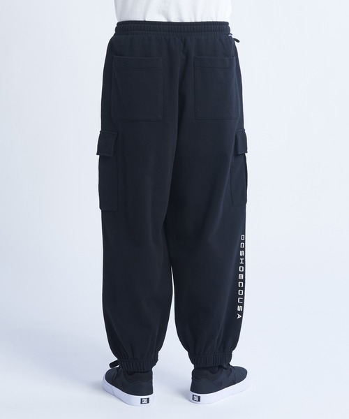 DC SHOES（ディーシーシューズ）の「22 FLEECE BIG CARGO/DCスウェットカーゴパンツ（カーゴパンツ・メンズ・ブラック/グレー・SMALL/MEDIUM/LARGE/X-LARGE）」の3枚目の写真