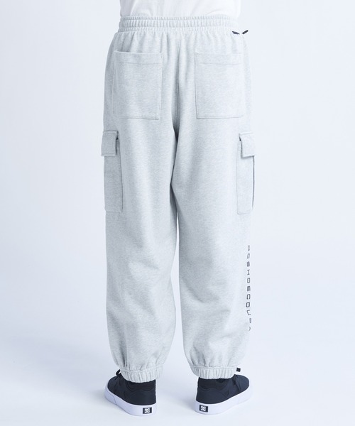 DC SHOES（ディーシーシューズ）の「22 FLEECE BIG CARGO/DCスウェットカーゴパンツ（カーゴパンツ・メンズ・ブラック/グレー・SMALL/MEDIUM/LARGE/X-LARGE）」の4枚目の写真