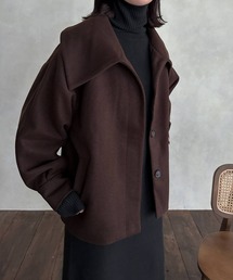 ミドル丈ビックカラーコート