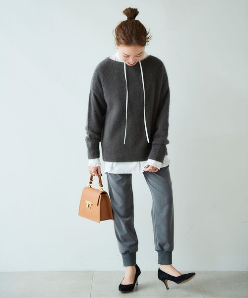 le.coeur blanc（ルクールブラン）の「AULENTTI ミニスクエアショルダー（ショルダーバッグ・レディース・キャメル/ブラック・FREE）」の14枚目の写真