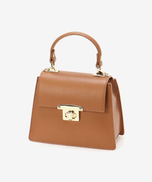 le.coeur blanc（ルクールブラン）の「AULENTTI ミニスクエアショルダー（ショルダーバッグ・レディース・キャメル/ブラック・FREE）」の17枚目の写真