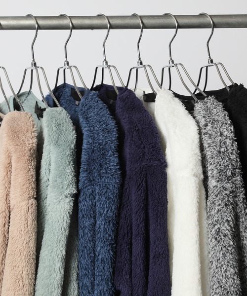 ARCADE(アーケード)の「両面シャギーボア シャギーニット ノーカラー ジャケットカーディガン(カーディガン/ボレロ・メンズ・ブラック/ベージュ/ネイビー/キナリ/グレー系/ブルー系/スモーキーグリーン系/ブルー・LL/M/L)」の22枚目の写真