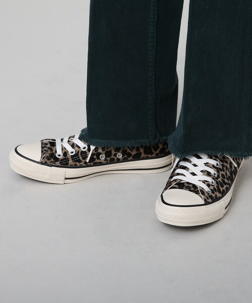 UNTITLED（アンタイトル）の「◆【CONVERSE】オールスター レオパードファーOX（スニーカー・レディース・ブラウン系5・30/40/50）」の4枚目の写真