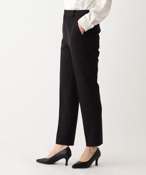 OPAQUE.CLIP（オペークドットクリップ）の「◆DELEGANT ダブルクロス テーパードパンツ【OPAQUE.CLIP NAVY】（その他パンツ・レディース・ナチュラル/ブラック/ネイビー・34/36/38/40/42）」の12枚目の写真