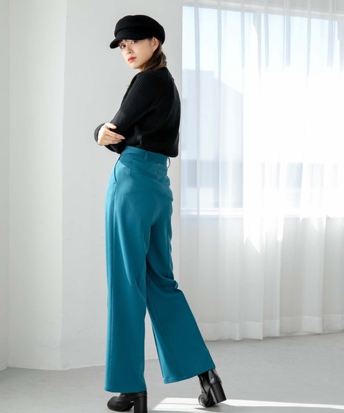 fifth（フィフス）の「ハイゲージリブニット（ニット/セーター・レディース・ピンク/ブラック/アイボリー・M）」の17枚目の写真