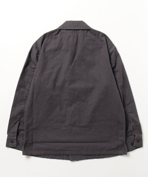 OMNIGOD（オムニゴッド）の「[OMNIGOD mens / オムニゴッド] コットンヘンプダック ドライビングジャケット（その他アウター・メンズ・チャコールグレー/アイボリー・2/4/3）」の7枚目の写真