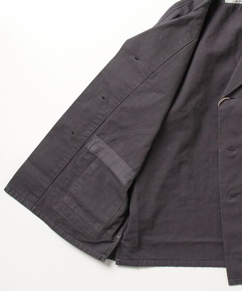 OMNIGOD（オムニゴッド）の「[OMNIGOD mens / オムニゴッド] コットンヘンプダック ドライビングジャケット（その他アウター・メンズ・チャコールグレー/アイボリー・2/4/3）」の10枚目の写真