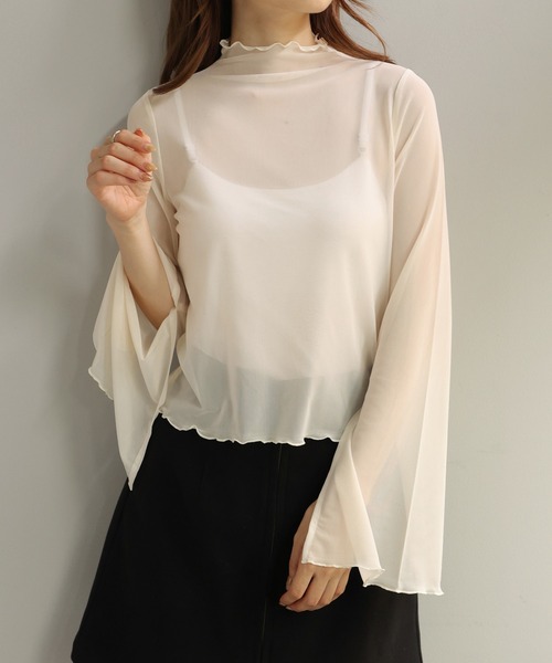 one after another NICE CLAUP（ワンアフターアナザーナイスクラップ）の「トレンドのレイヤードスタイルにおすすめ。アソートトップス（Tシャツ/カットソー・レディース・アイボリー系1/アイボリー系2/アイボリー・FREE）」の17枚目の写真