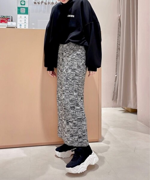 ESPERANZA（エスペランサ）の「厚底レースアップダッドスニーカー（スニーカー・レディース・ブラック系8/アイボリー系8・S/M/L/LL）」の18枚目の写真