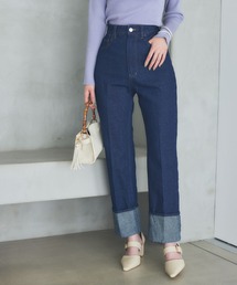 Andemiu | デニムロールアップパンツ185836(デニムパンツ)