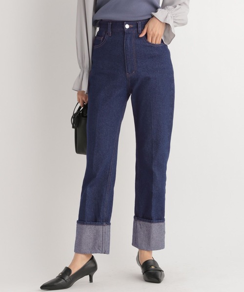 Andemiu(アンデミュウ)の「デニムロールアップパンツ185836(デニムパンツ・レディース・ワンウォッシュ・SMALL/MEDIUM)」の17枚目の写真