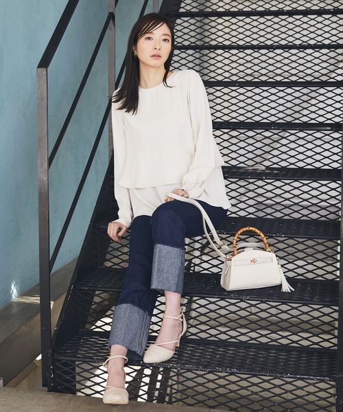 Andemiu(アンデミュウ)の「デニムロールアップパンツ185836(デニムパンツ・レディース・ワンウォッシュ・SMALL/MEDIUM)」の19枚目の写真