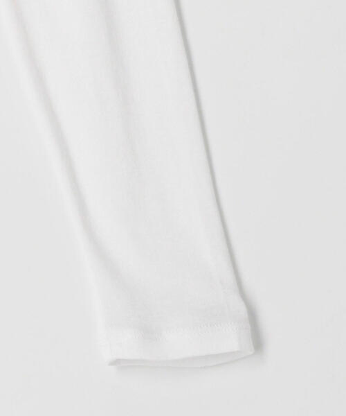 JAMES PERSE(ジェームスパース)の「チュブラーファイン リブヘンリートップス WTFR3438(Tシャツ/カットソー・レディース・ホワイト/ブラック・1/0)」の6枚目の写真
