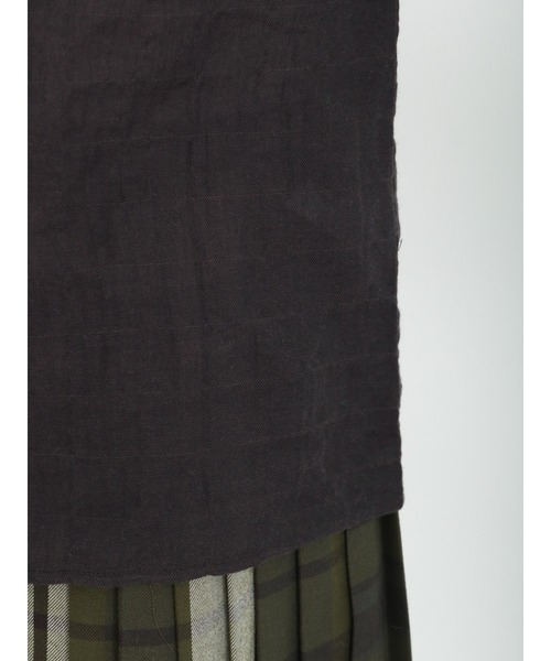 Samansa Mos2（サマンサ モスモス）の「柄アソート襟シャーリングブラウス（シャツ/ブラウス・レディース・ブラック/オフホワイト/ラベンダー/チャコール・ﾌﾘ-）」の10枚目の写真