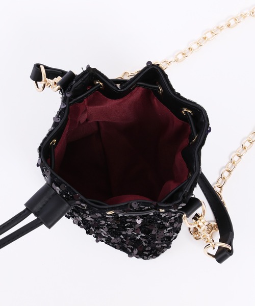 WC（ダブル シー）の「スパンコール2WAYバッグ（ショルダーバッグ・レディース・パープル/ピンク/ブラック・FREE）」の14枚目の写真