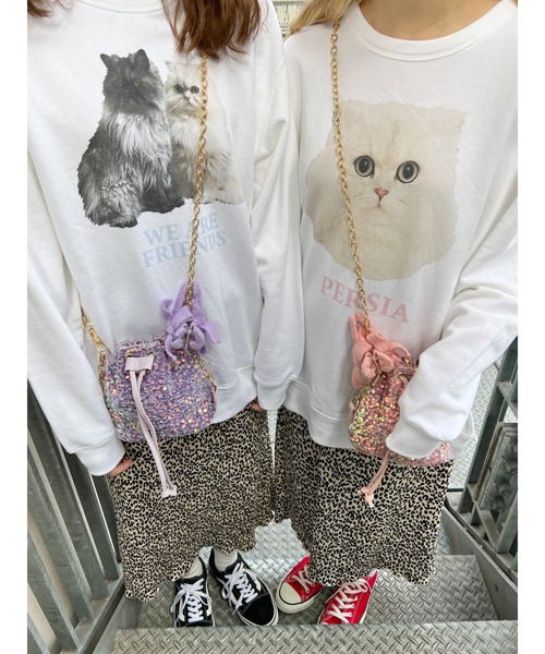 WC（ダブル シー）の「スパンコール2WAYバッグ（ショルダーバッグ・レディース・パープル/ピンク/ブラック・FREE）」の17枚目の写真