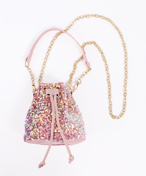 WC（ダブル シー）の「スパンコール2WAYバッグ（ショルダーバッグ・レディース・パープル/ピンク/ブラック・FREE）」の10枚目の写真